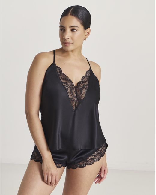 Ann Summers Black Adoration Cami Set