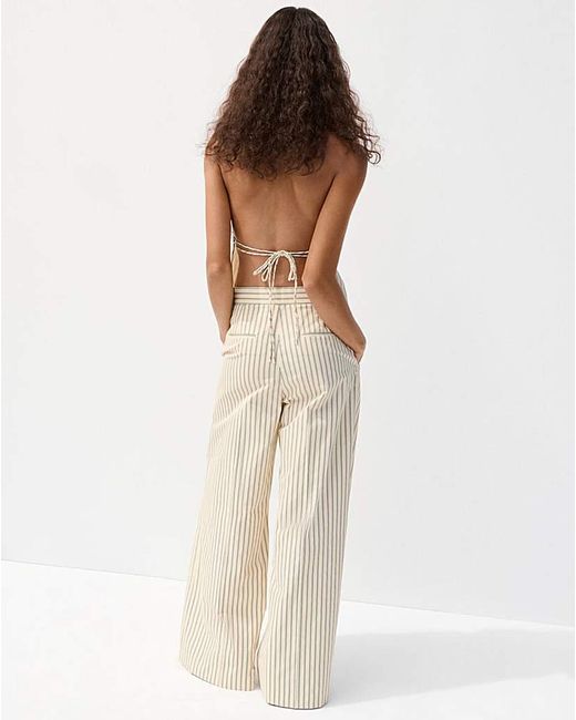 Mango Natural Trousers Tatin