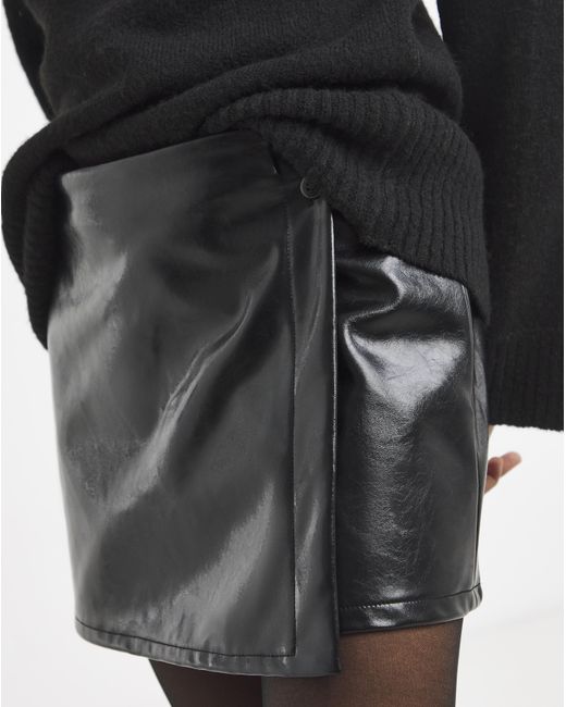 Simply Be Natural Vinyl Wrap Mini Skort