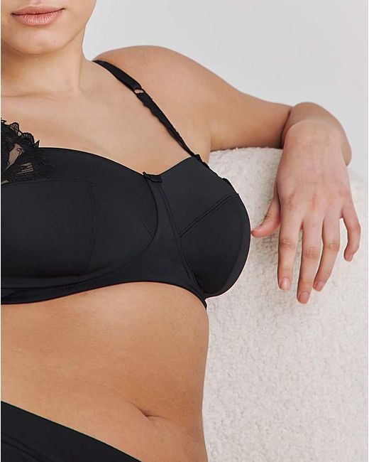 Pretty Secrets Black 2 Pack Flora Non Wired Bras