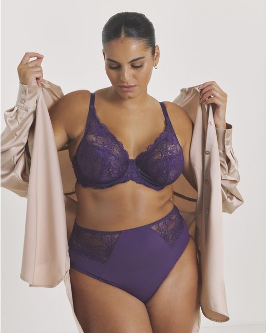 Pretty Secrets Purple Ella 2 Pack Full Knickers