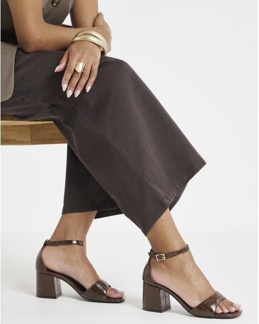 Simply Be Multicolor Barely There Sandals Extra Wide Fit
