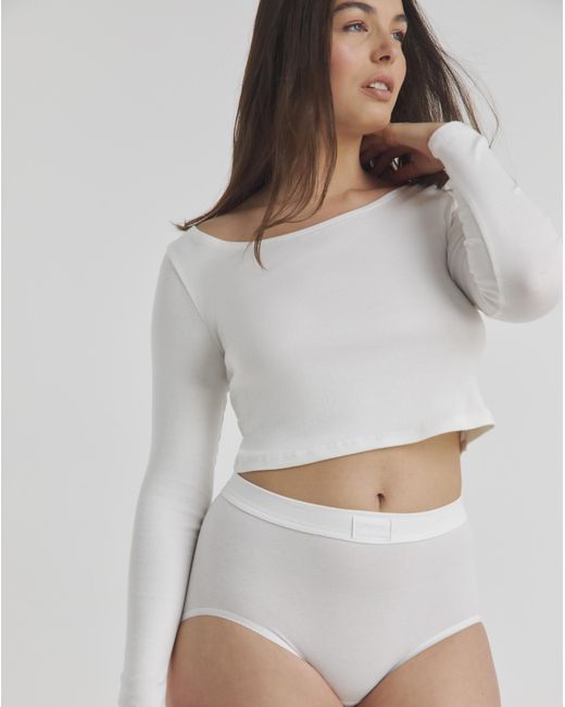 Sloggi White 2Pk Comfort Maxi Knicker