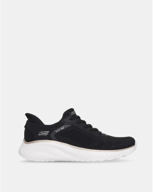 Skechers Black Bobs Squad Chaos Trainers