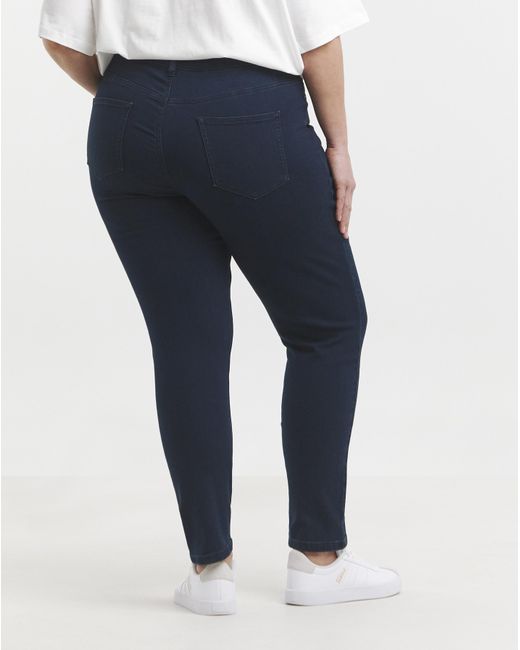 Simply Be Blue Slim Highwaist Super Stretch Jean