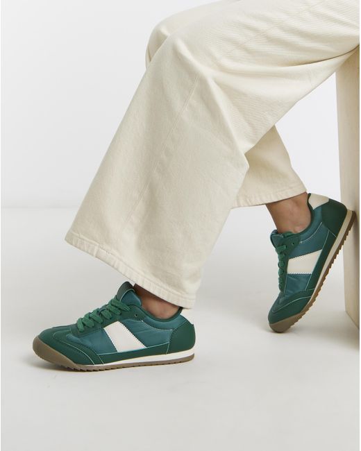 Simply Be White Classic Retro Trainer Wide