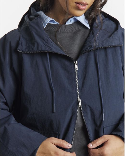 Simply Be Blue Lightweight Tech Parka