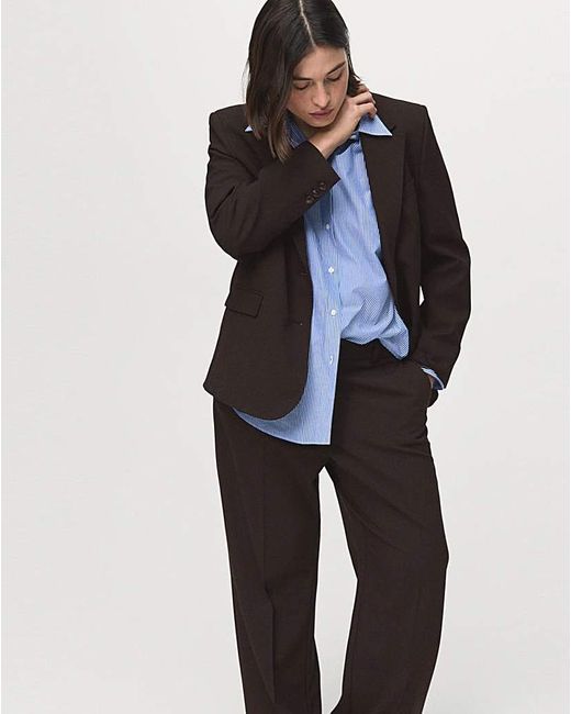 Mango Brown Tailored Trouser
