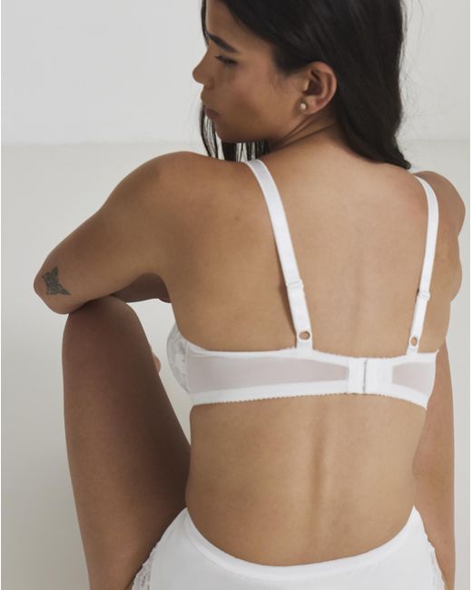 Pretty Secrets Brown Ivy Lace Full Cup Value Bra
