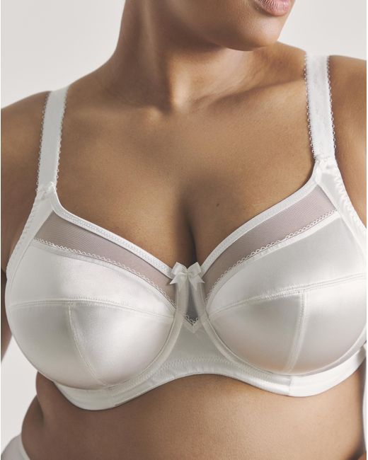 Goddess White Keira Full Cup Wired Bra