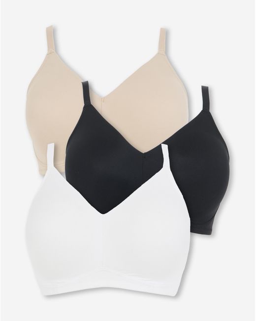 Pretty Secrets Multicolor 3 Pack Claire Micro Nw Full Cup Bras