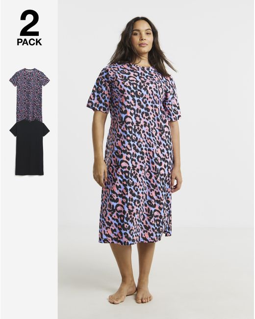 Simply Be Red (2 Pack) Value Nighties