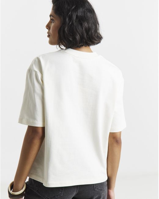 Native Youth White Ny Printed Tee