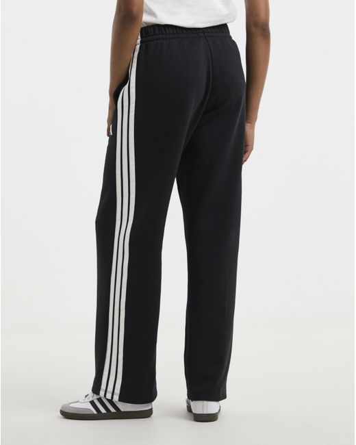 Adidas Black 3 Stripes Fleece Pants