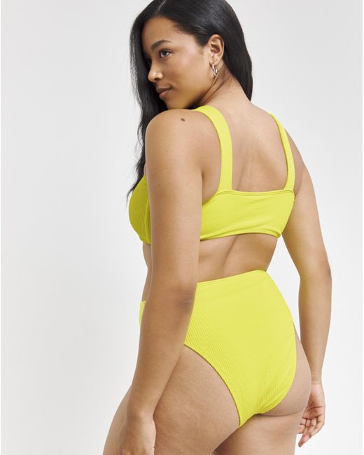 Simply Be Yellow Euphoria Crinkle Bikini Set