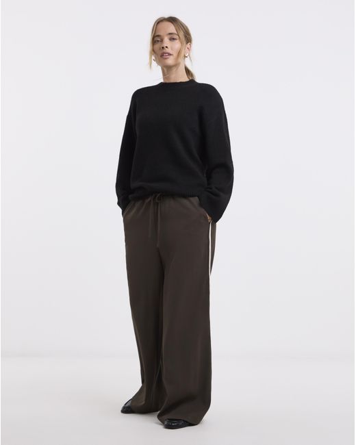 Simply Be Black Crew Neck Jumper