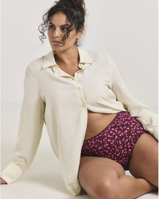 Pretty Secrets Red 7 Pack Full Fit Knickers