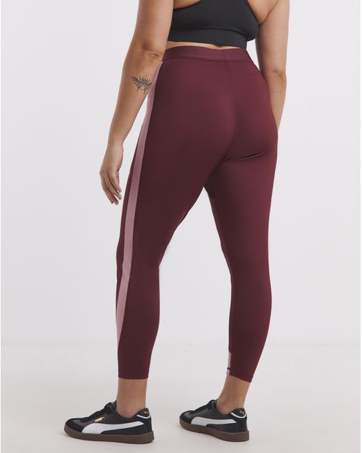 PUMA Red Training Colourblock Leggings