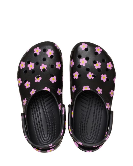 CROCSTM White Classic Flower Clog