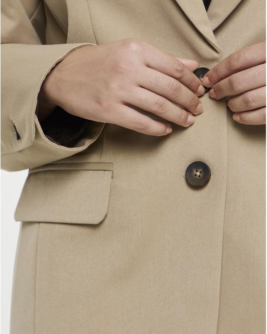Simply Be Natural Cinched Waist Blazer