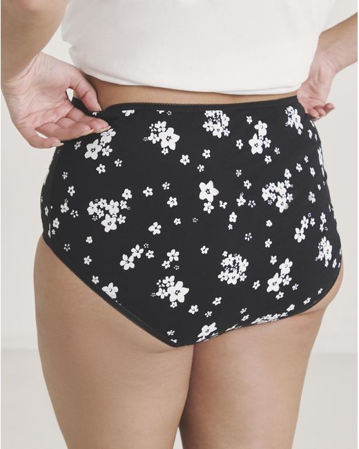 Pretty Secrets White 6 Pack Full Brief Knickers