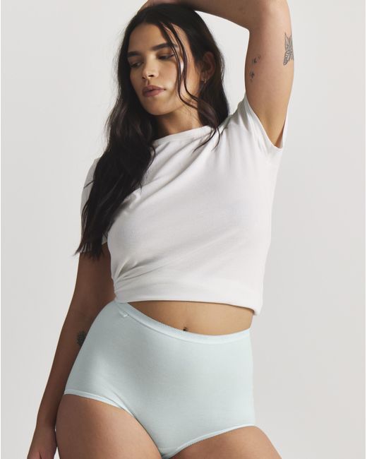 Sloggi Gray 3Pk Basic Maxi Briefs Mint Multi