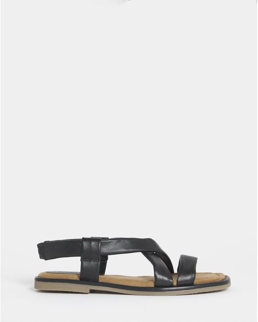 JD Williams Natural Tubular Flat Sandal Ex Wide