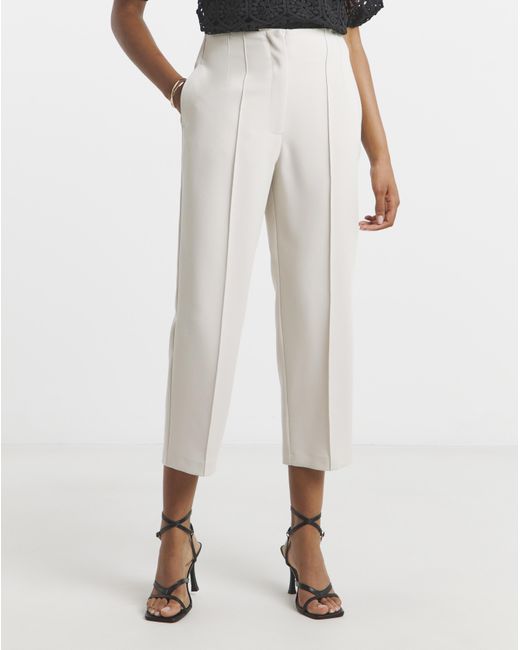 Joanna Hope White Tailored Capri Trousers