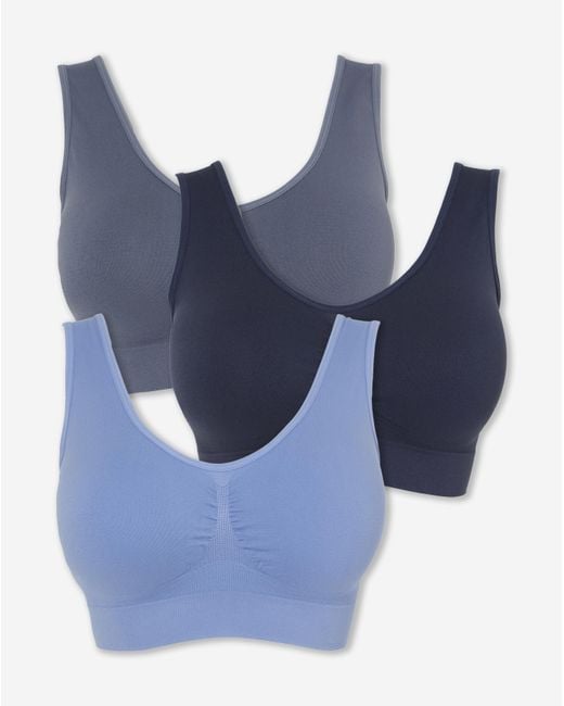 Pretty Secrets Blue 3 Pack Comfort Tops