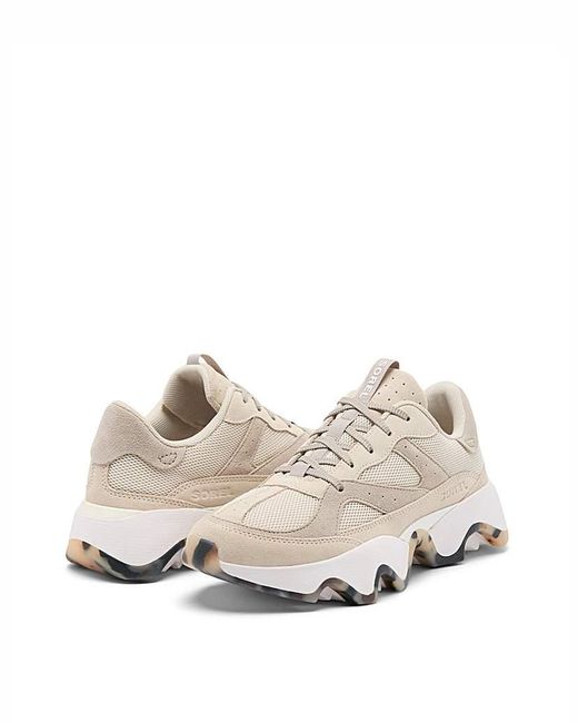 Sorel White Kinetic Array Trainers