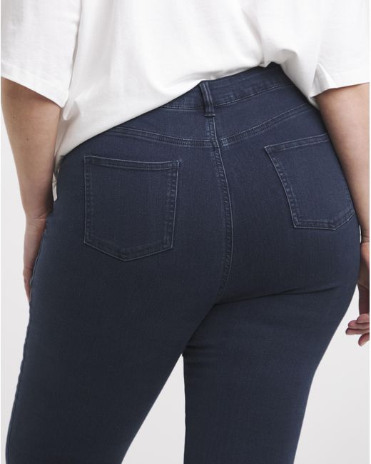 Simply Be Blue Skinny Highwaist Super Stretch