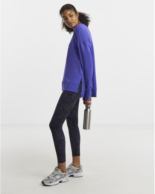 Sweaty Betty Blue Longline Sweatshirt