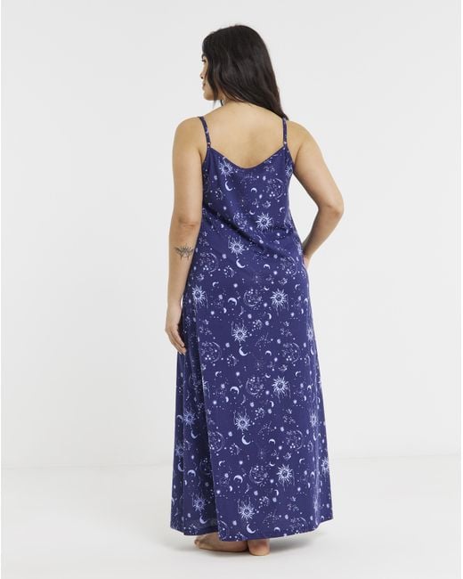 Pretty Secrets Blue 2 Pack Maxi Nighties