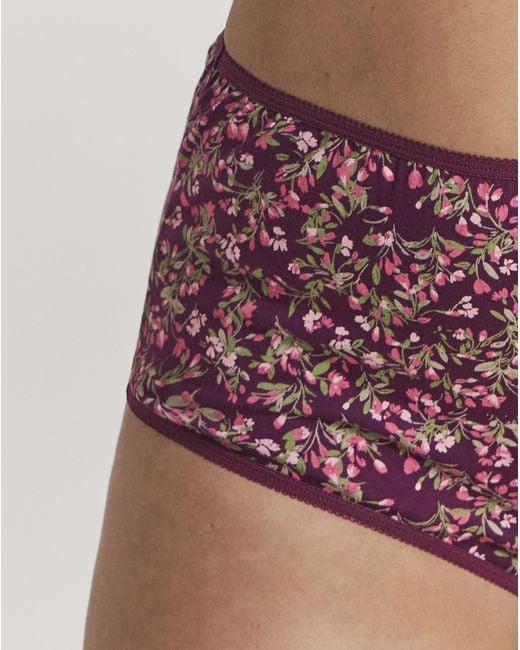 Pretty Secrets Red 6 Pack Full Brief Knickers