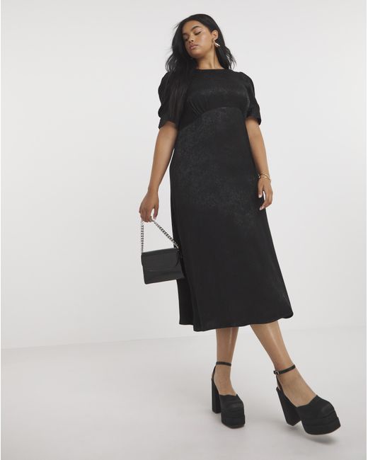 Nobody's Child Black Moira Midaxi Dress