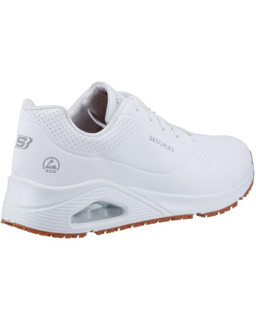 Skechers Workwear White Work Relaxed Fit: Uno Sr Shoes
