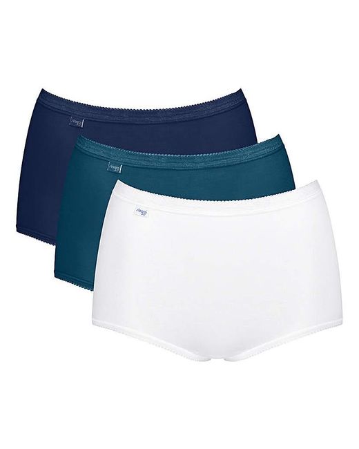 Sloggi Blue 3Pk Basic Maxi Briefs