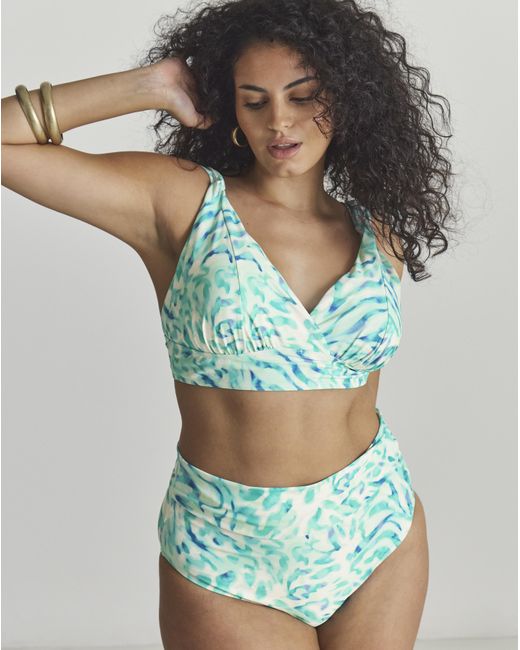MAGISCULPT Blue Fold Over Bikini Brief
