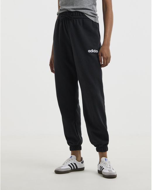 Adidas Black Linear French Terry Pants