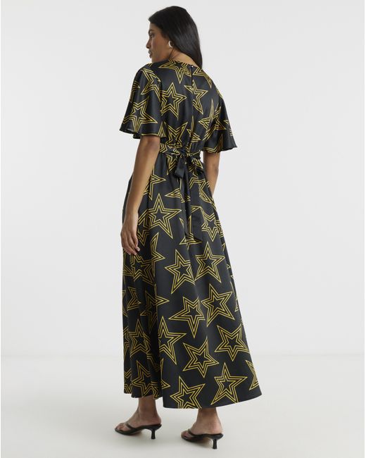 Twisted Wunder Multicolor Ziggy Star Maxi Dress