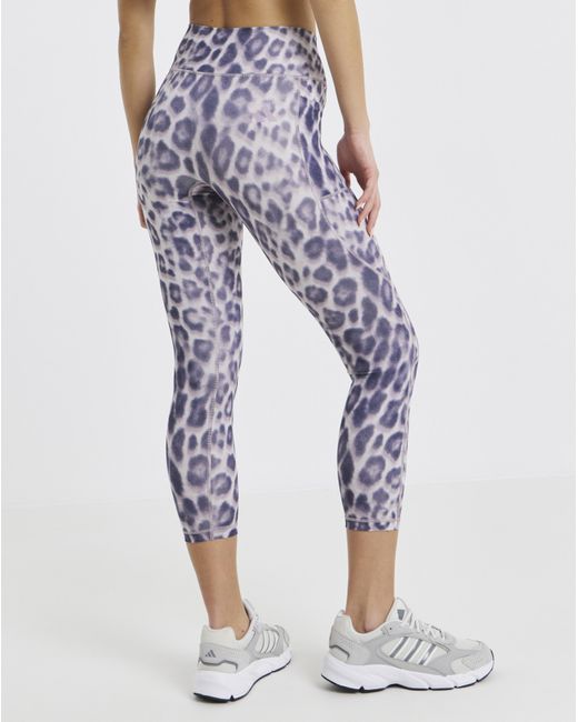 Adidas Blue Optime 7/8 Leggings