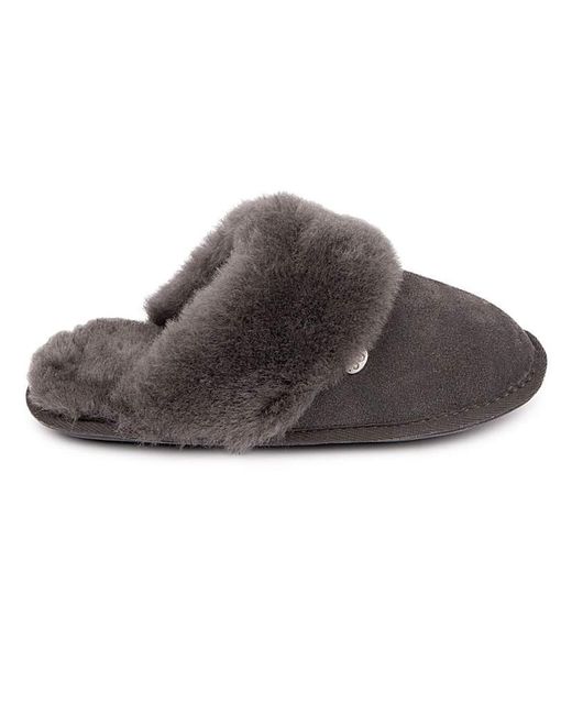 Just Sheepskin|Totes Brown Just Sheepskin Ladies Duchess Slippers