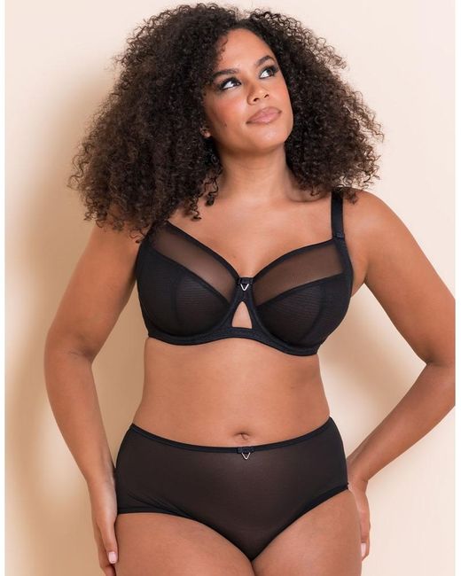 Curvy Kate Black Victory Balcony Wired Bra