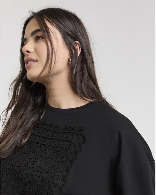 Native Youth Black Panel T-Shirt