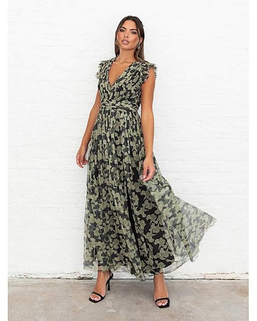 Anaya with love White Anaya Printed Dress