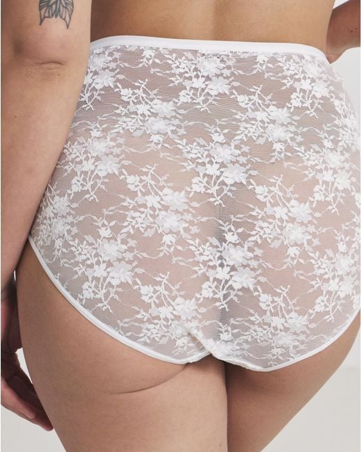Pretty Secrets Black 3 Pack Full Fit Lace Knickers