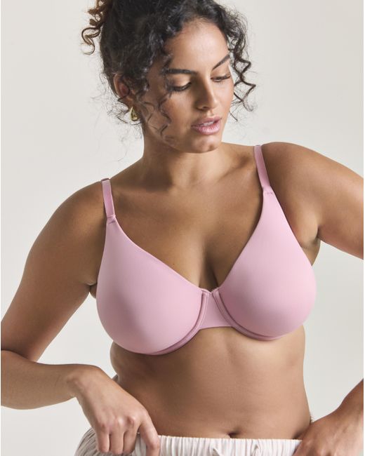 Pretty Secrets Pink 3 Pack Claire Micro Full Cup Wired Bras