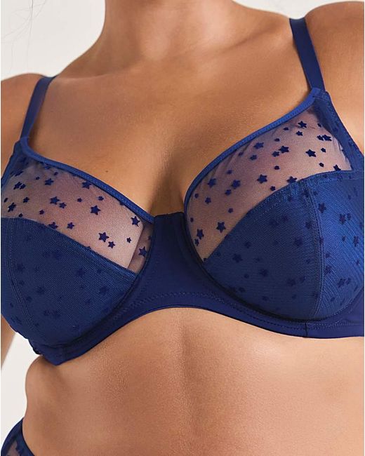 Pretty Secrets Blue 2 Pack Hannah Full Cup Bras