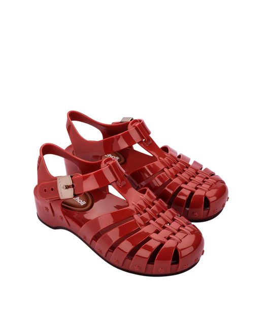 Melissa Red Melissa X Scholl Fisherman Jelly