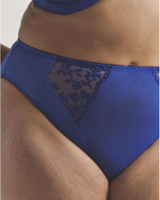 Elomi Blue Zarla High Leg Knicker